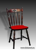 scaun din lemn masiv