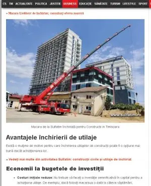 articol optimizat SEO publicat în presa online