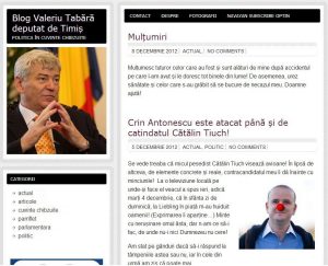 site realizat in wordpress Valeriu Tabara