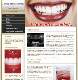 web design seo clinica dentara