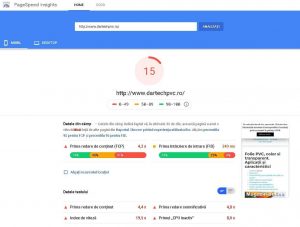 viteza site inainte de SEO