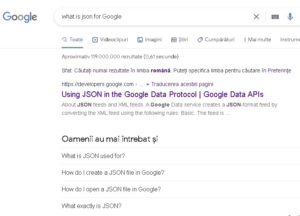 Lipsa datelor structurate din site provoaca mari dezavantaje acestuia JSON si promovarea site-urilor