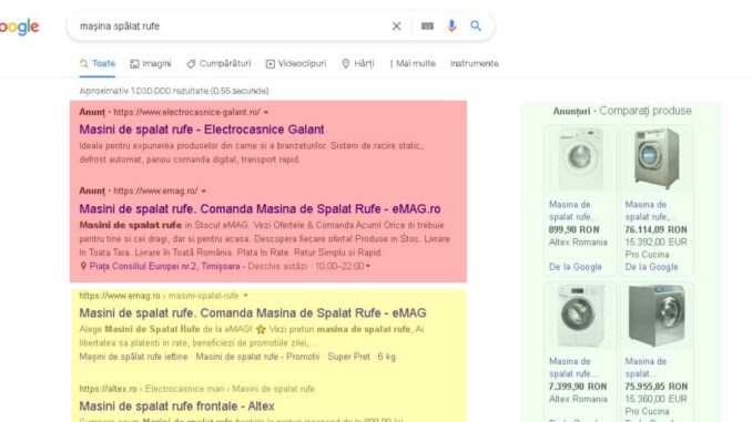 SERP de Google