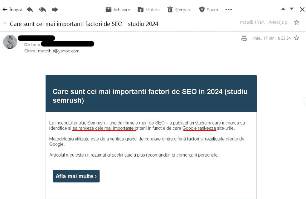 Conjugarea verbului a rankezi, de la ranking copywriting despre SEO si ranking