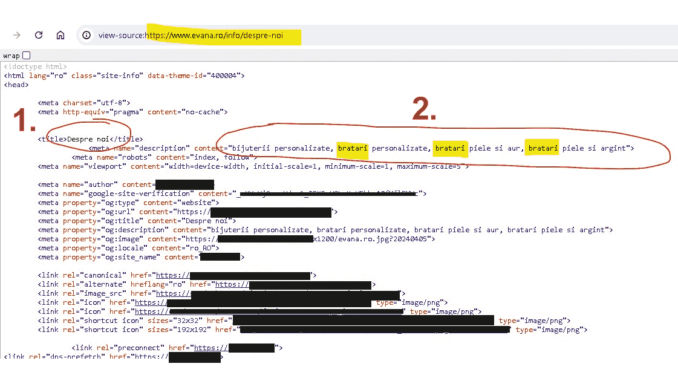 SEO practic; metatag si titlu SEO practic; metatag si titlu