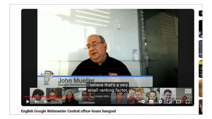 Despre keyword si ranking cu John Mueller de la Google