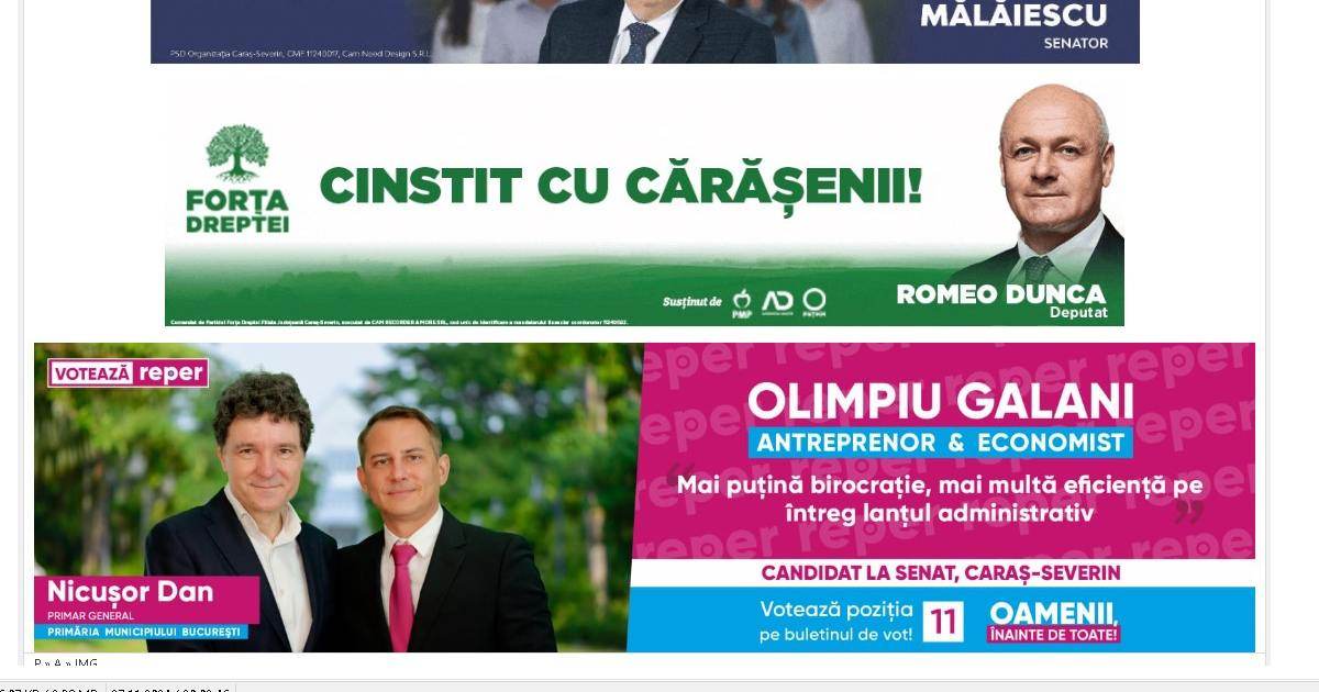 SEO cu bannere electorale
