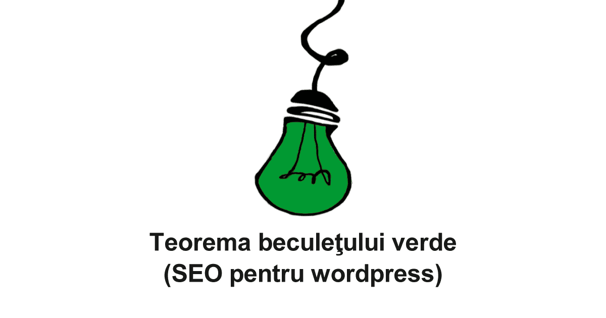 SEO pentru wordpress pluginuri cu beculet verde